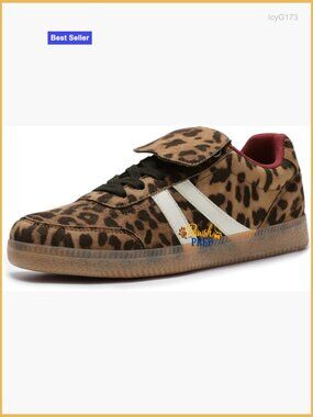 Women's Retro Fashion Sneakers - Lace-Up Comfortable Walking Shoes